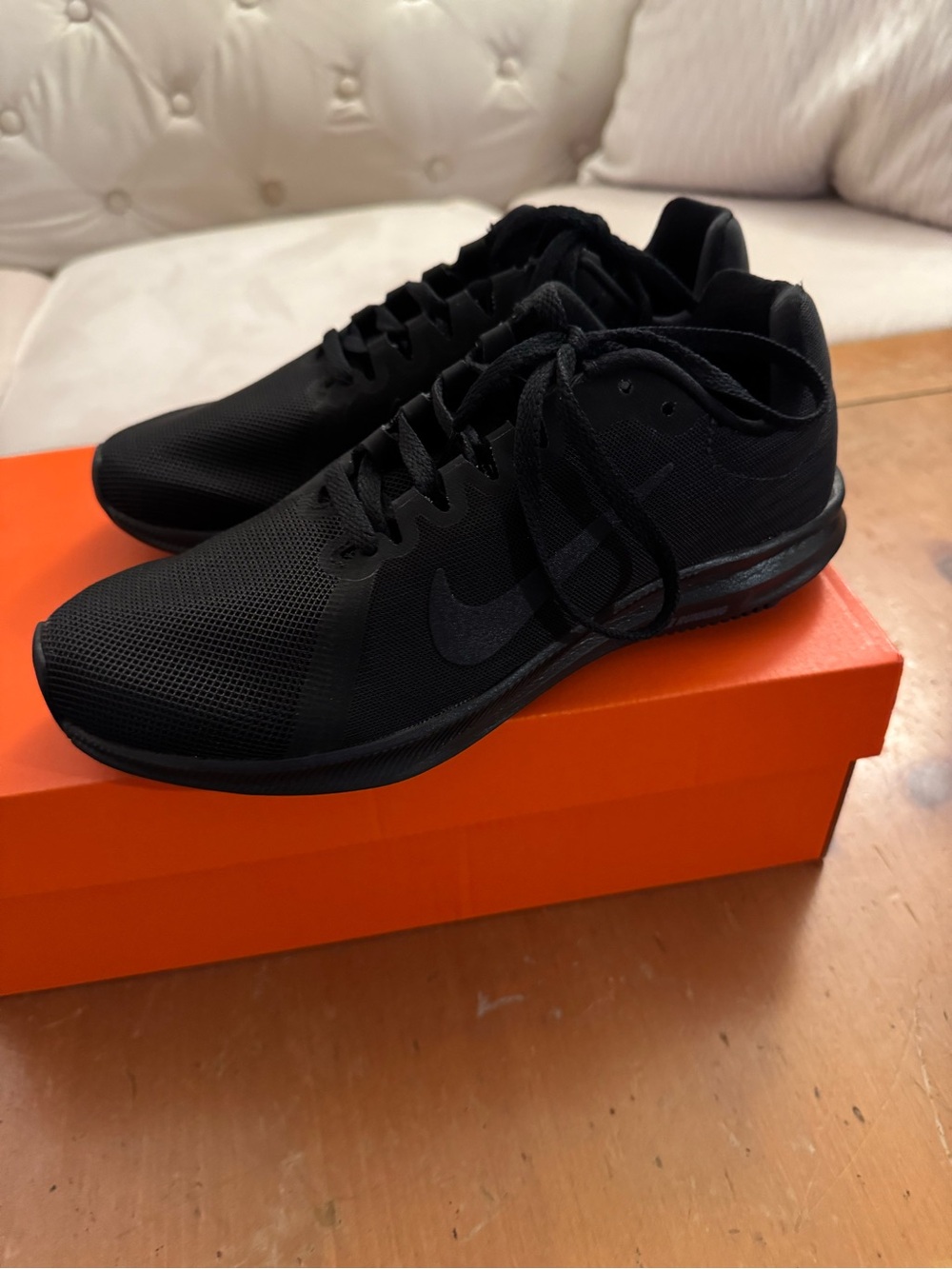 Nike Women’s Black Athletic Downshiftet Sneakers - Picture 5 of 7